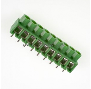 Клеммная колодка DINKLE 166-09P, Винтовая, 9 контактов, сечение провода 0.5-4 мм2, ток 24 A, Зеленый Клеммная колодка DINKLE 166-09P, Винтовая, 9 контактов, сечение провода 0.5-4 мм2, ток 24 A, Зеленый