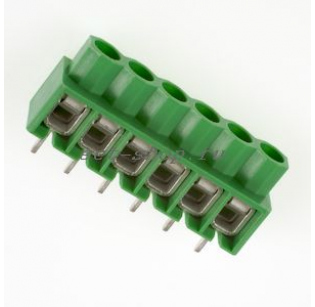 Клеммная колодка DINKLE 166-06P, Винтовая, 6 контактов, сечение провода 0.5-4 мм2, ток 24 A, Зеленый Клеммная колодка DINKLE 166-06P, Винтовая, 6 контактов, сечение провода 0.5-4 мм2, ток 24 A, Зеленый