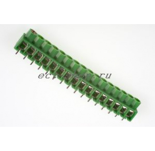 Клеммная колодка DINKLE 166-16P, Винтовая, 16 контактов, сечение провода 0.5-4 мм2, ток 24 A, Зеленый Клеммная колодка DINKLE 166-16P, Винтовая, 16 контактов, сечение провода 0.5-4 мм2, ток 24 A, Зеленый