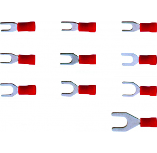 Кабельная клемма наконечник вилка KST SVM1-4 RED (1000шт) Кабельная клемма наконечник вилка KST SVM1-4 RED (1000шт)
