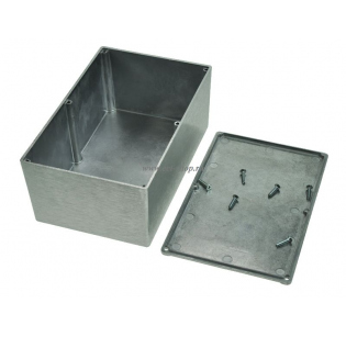 Корпус для РЭА GAINTA G0347, 187x118x81 мм, Алюминий, Натуральный Корпус для РЭА GAINTA G0347, 187x118x81 мм, Алюминий, Натуральный