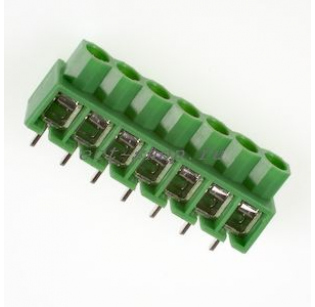 Клеммная колодка DINKLE 166-07P, Винтовая, 7 контактов, сечение провода 0.5-4 мм2, ток 24 A, Зеленый Клеммная колодка DINKLE 166-07P, Винтовая, 7 контактов, сечение провода 0.5-4 мм2, ток 24 A, Зеленый