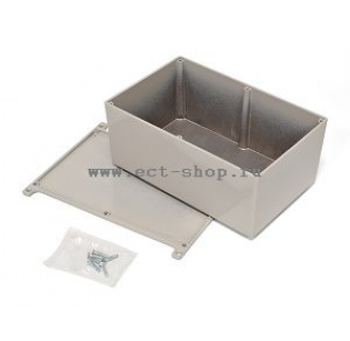 Корпус для РЭА GAINTA G0347FG, 187x118x81 мм, Алюминий, Светло-серый Корпус для РЭА GAINTA G0347FG, 187x118x81 мм, Алюминий, Светло-серый