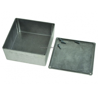 Корпус для РЭА GAINTA G0474, 120x120x59 мм, Алюминий, Натуральный Корпус для РЭА GAINTA G0474, 120x120x59 мм, Алюминий, Натуральный